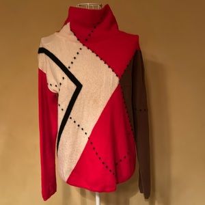 7 Seasons multi colored cashmere sweater